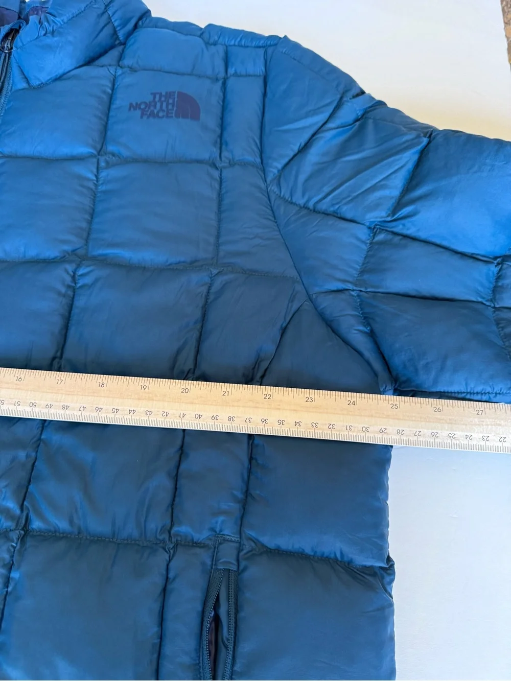 The North Face Men's XL ThermoBall Eco Puffer Jacket Blue Full Zip